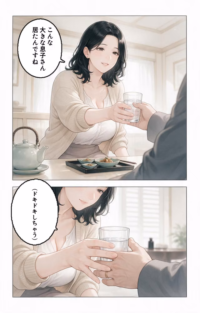 酔うと甘えてくる巨乳ママ友を酔い潰れたので介抱したら毎晩ねだられるようになった件【モザイク版】（単話） hitomiエロ漫画raw サンプル画像006