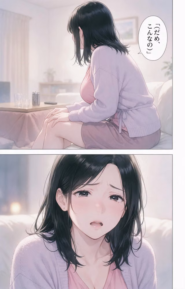 酔うと甘えてくる巨乳ママ友を酔い潰れたので介抱したら毎晩ねだられるようになった件【モザイク版】（単話） hitomiエロ漫画raw サンプル画像011