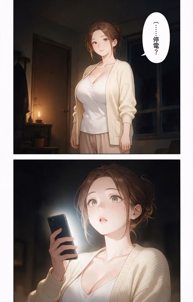 寂しがりなおっぱいの大きい管理人のお姉さんと停電の暗闇で密着したらもう帰さないって抱き込まれた話【モザイク版】（単話） hitomiエロ漫画raw サンプル画像005
