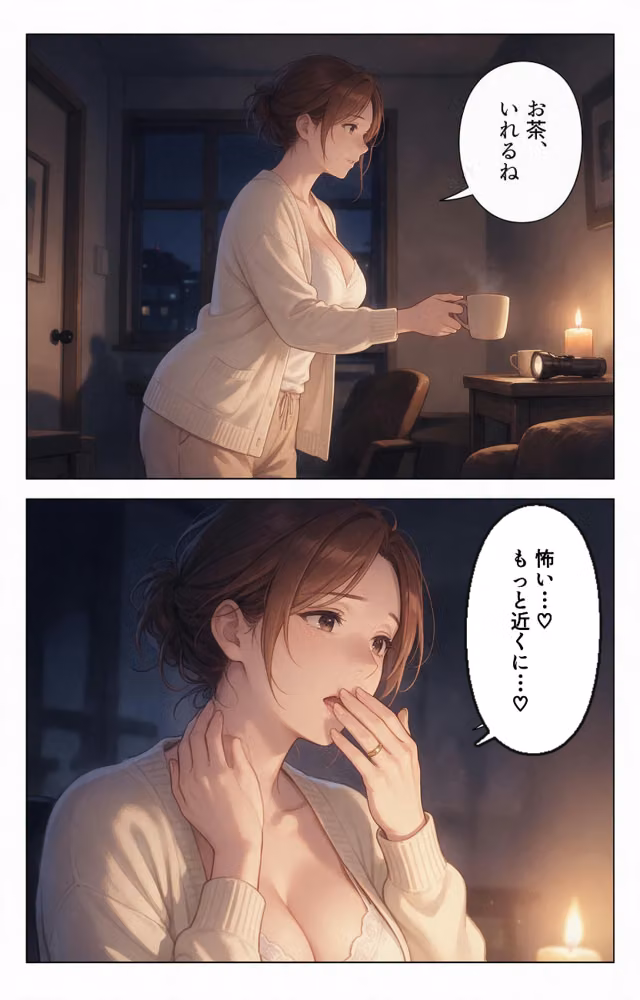 寂しがりなおっぱいの大きい管理人のお姉さんと停電の暗闇で密着したらもう帰さないって抱き込まれた話【モザイク版】（単話） hitomiエロ漫画raw サンプル画像010