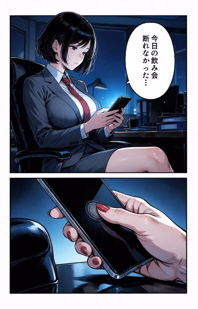 酔うと甘えてくる巨乳女上司を酔い潰れたので介抱したら我慢できずに求めてきた話【モザイク版】（単話） hitomiエロ漫画raw サンプル画像003