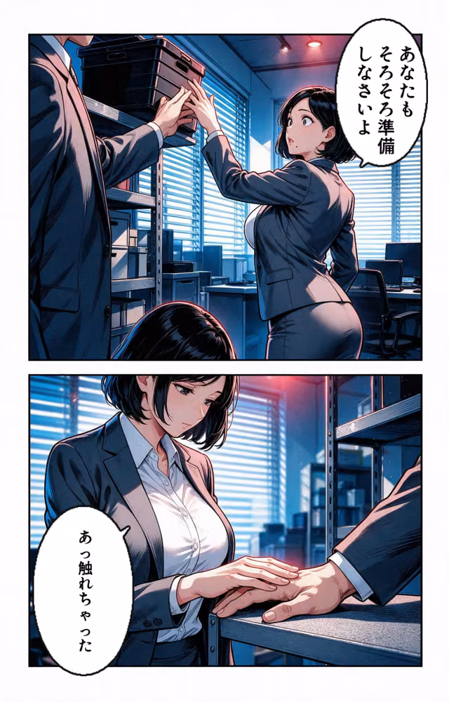 酔うと甘えてくる巨乳女上司を酔い潰れたので介抱したら我慢できずに求めてきた話【モザイク版】（単話） hitomiエロ漫画raw サンプル画像006