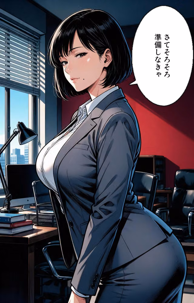酔うと甘えてくる巨乳女上司を酔い潰れたので介抱したら我慢できずに求めてきた話【モザイク版】（単話） hitomiエロ漫画raw サンプル画像007