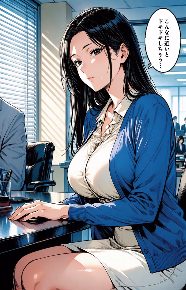 清楚だと思っていた爆乳取引先の人妻と会議室に閉じ込められたら押し倒されて生ハメされた話【モザイク版】（単話） hitomiエロ漫画raw サンプル画像007