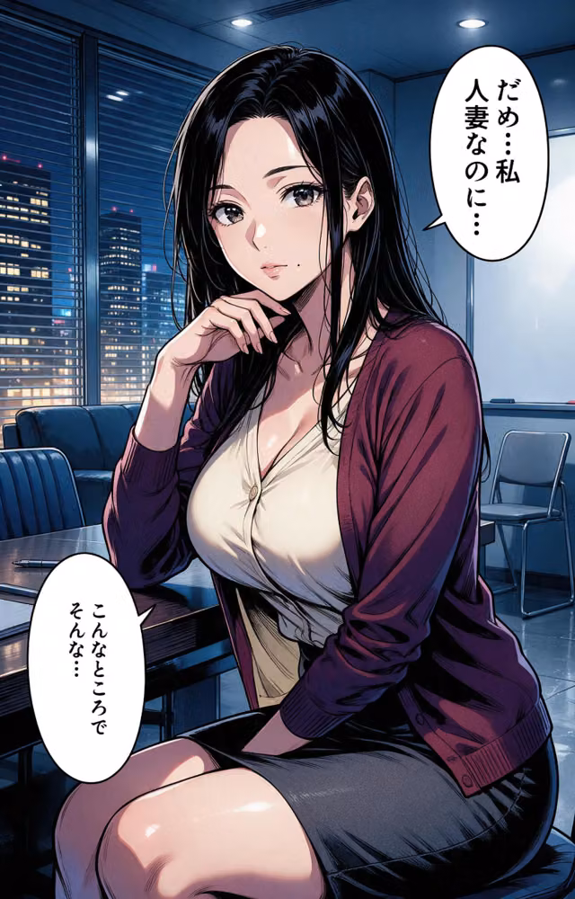 清楚だと思っていた爆乳取引先の人妻と会議室に閉じ込められたら押し倒されて生ハメされた話【モザイク版】（単話） hitomiエロ漫画raw サンプル画像012
