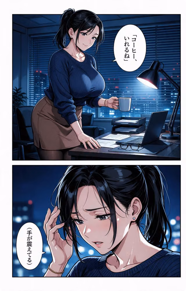 真面目一筋だったはずのノーブラ人妻の先輩に残業で二人きりにされてドロドロに依存された件【モザイク版】（単話） hitomiエロ漫画raw サンプル画像010
