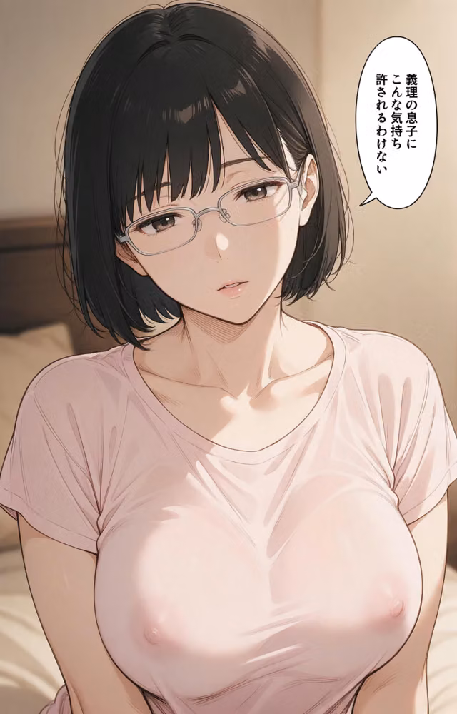 風呂上がりで火照ったノーブラ義母と風呂場で鉢合わせたら好きにしていいって言われた話【モザイク版】（単話） hitomiエロ漫画raw サンプル画像007