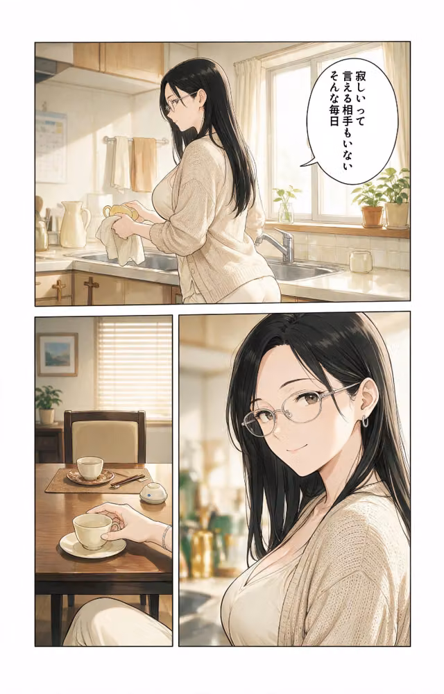 寂しがりな巨乳叔母さんと停電の暗闇で密着したら孕ませてって懇願された話【モザイク版】（単話） hitomiエロ漫画raw サンプル画像002