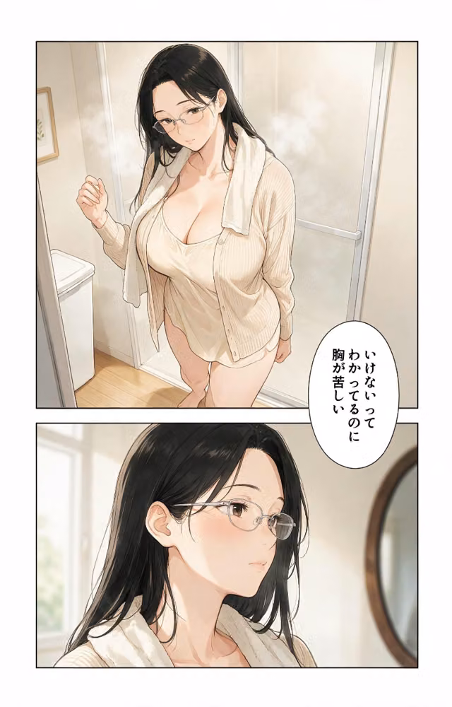 寂しがりな巨乳叔母さんと停電の暗闇で密着したら孕ませてって懇願された話【モザイク版】（単話） hitomiエロ漫画raw サンプル画像004