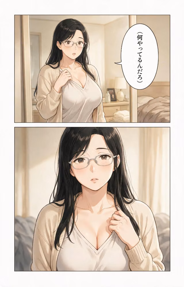寂しがりな巨乳叔母さんと停電の暗闇で密着したら孕ませてって懇願された話【モザイク版】（単話） hitomiエロ漫画raw サンプル画像008