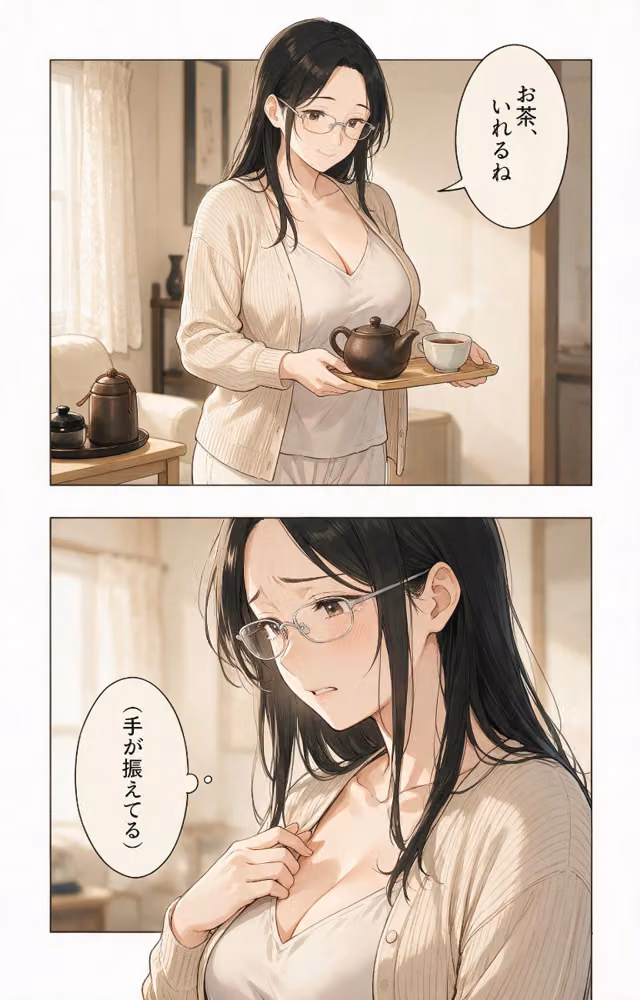 寂しがりな巨乳叔母さんと停電の暗闇で密着したら孕ませてって懇願された話【モザイク版】（単話） hitomiエロ漫画raw サンプル画像010