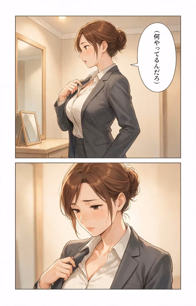 お堅いと思ってたノーブラ兄嫁さんの家に台風で泊まったら我慢できずに求めてきた件【モザイク版】（単話） hitomiエロ漫画raw サンプル画像008
