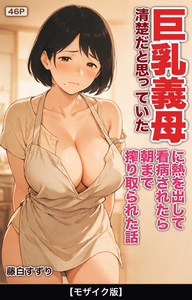 清楚だと思っていた巨乳義母に熱を出して看病されたら朝まで搾り取られた話【モザイク版】（単話） hitomiエロ漫画raw サンプル画像001