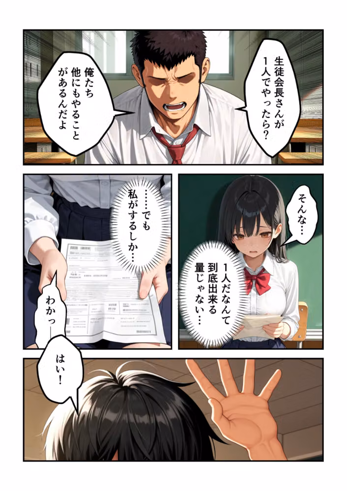強気で嫌われ生徒会長は俺にだけあまあま_何度もイチャラブ生ハメセックス【白抜き修正版】 hitomiエロ漫画raw サンプル画像012