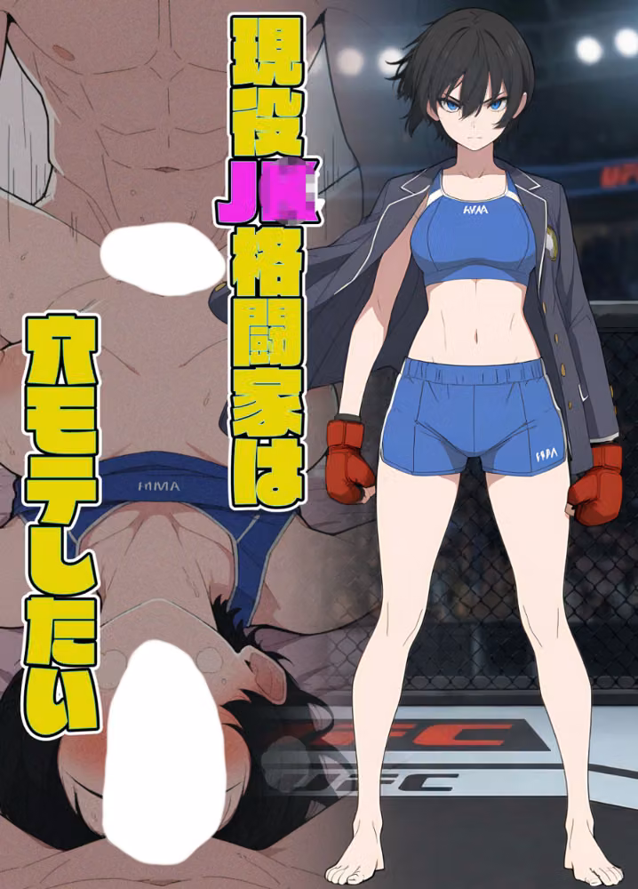 現役JK格闘家は穴モテしたい【白抜き修正版】 hitomiエロ漫画raw サンプル画像007