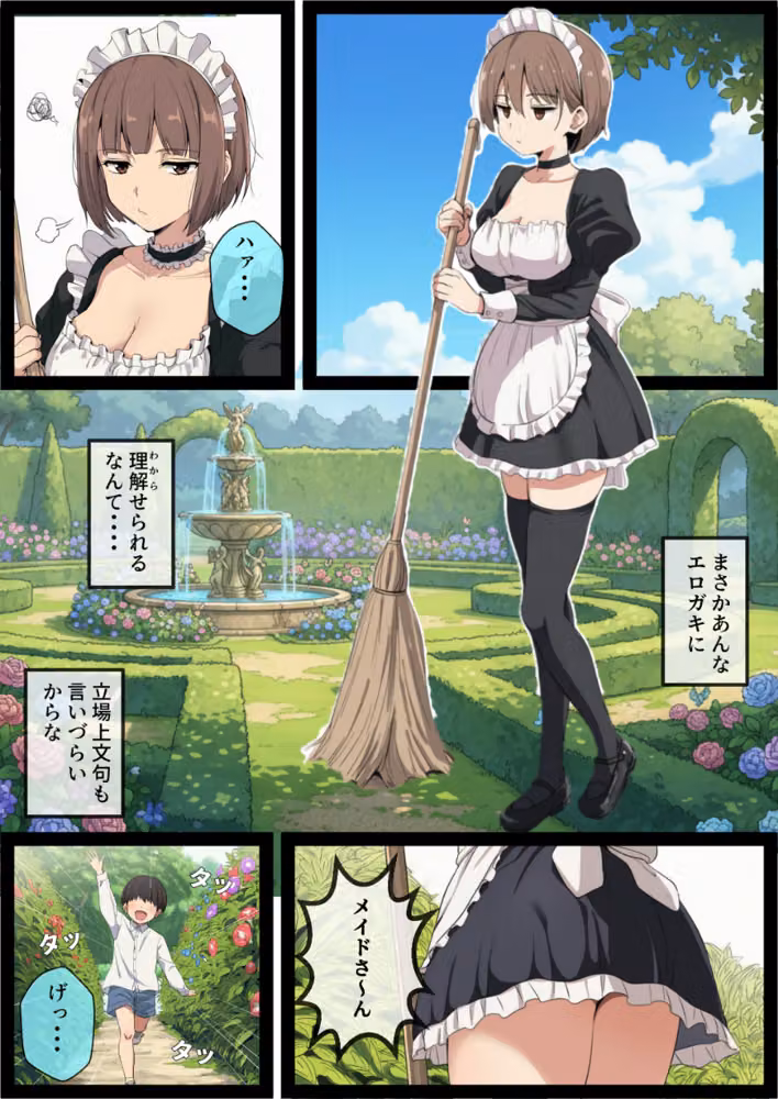 女体化しても不愛想なメイドだけどお坊ちゃんのいいなりSEXが俺をオンナに墜としていく【白抜き修正版】 hitomiエロ漫画raw サンプル画像014