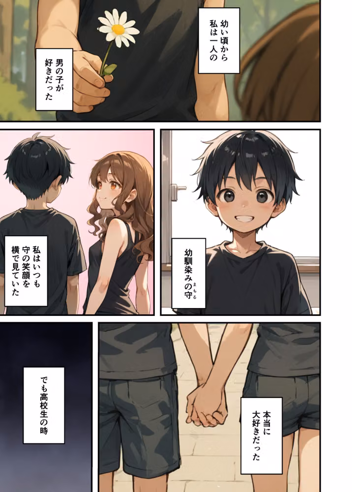 ずっとすれ違っていた幼馴染に告白してイチャラブ中出しエッチする話【白抜き修正版】 hitomiエロ漫画raw サンプル画像001