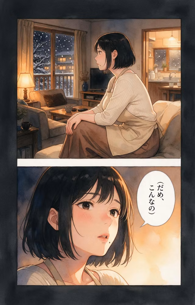 塩対応だった爆乳ママ友と大雪で足止めされたら中出しが止まらなくなった話【モザイク版】（単話） hitomiエロ漫画raw サンプル画像011