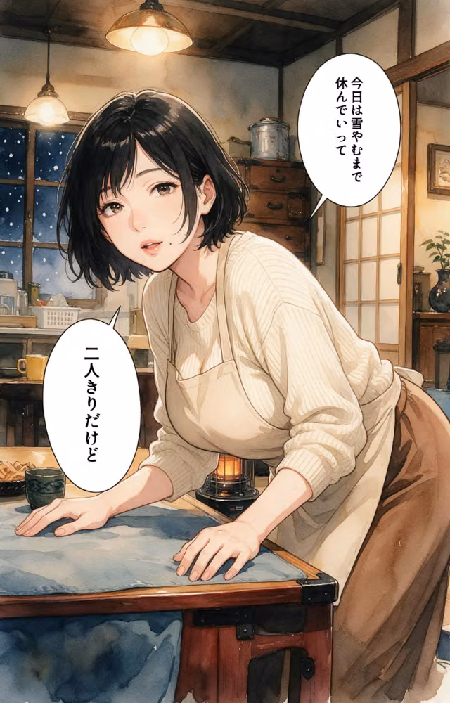 塩対応だった爆乳ママ友と大雪で足止めされたら中出しが止まらなくなった話【モザイク版】（単話） hitomiエロ漫画raw サンプル画像012