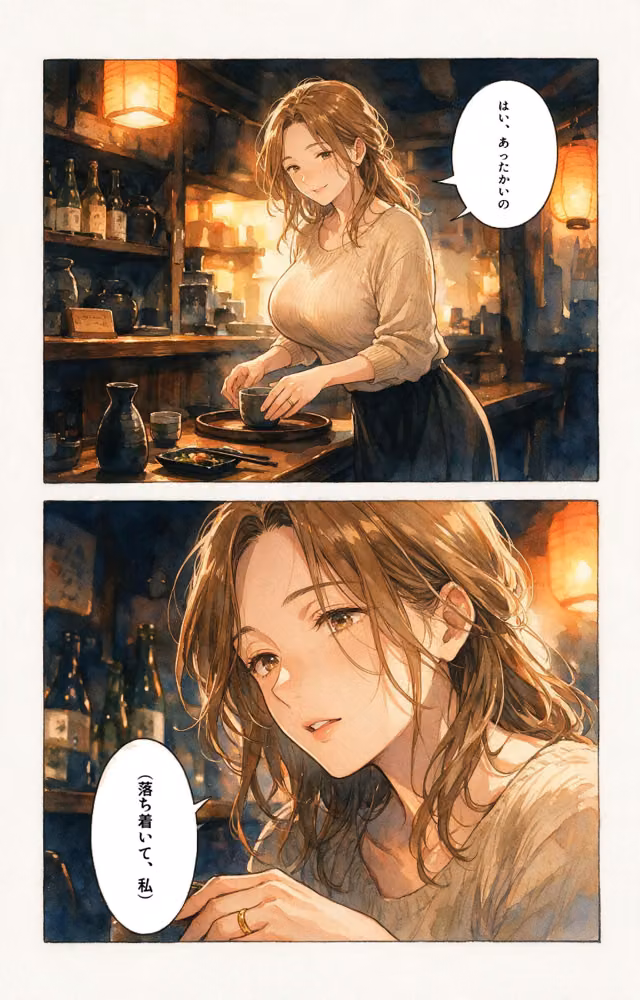 酔うと甘えてくる爆乳居酒屋の女将さんを終電逃して家に泊めたら一晩だけって抱きしめられた話【モザイク版】（単話） hitomiエロ漫画raw サンプル画像010