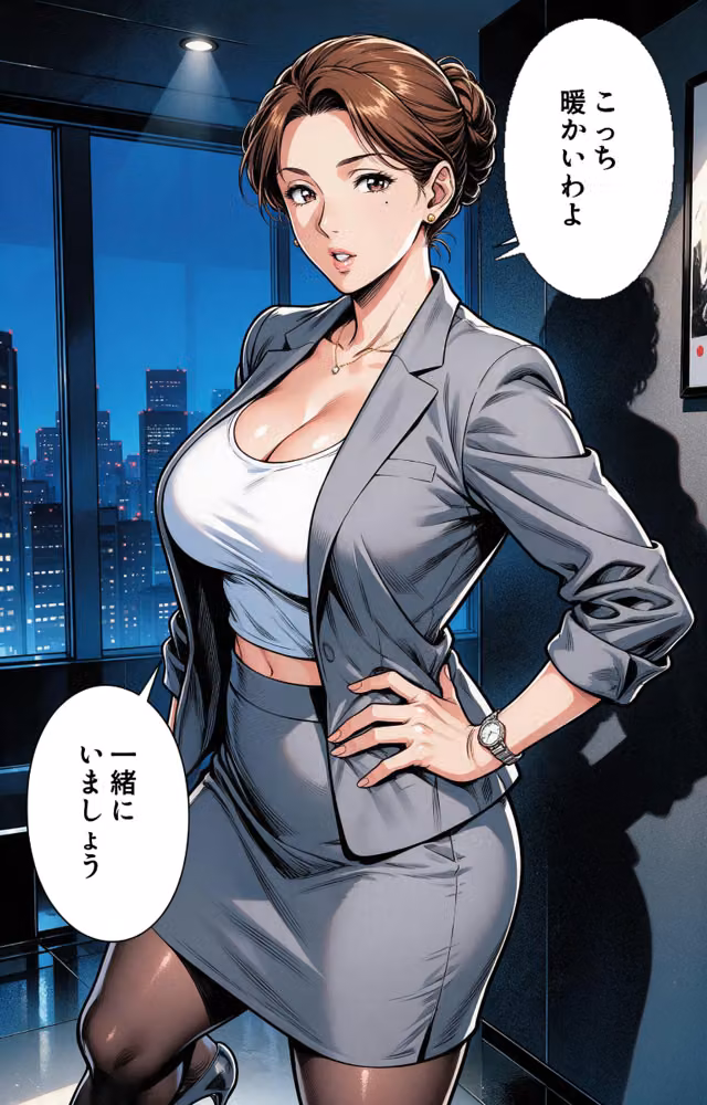 淡白だと思ってたタンクトップ姿の取引先の人妻と大雪で足止めされたら腰が抜けるまでハメられた話【モザイク版】（単話） hitomiエロ漫画raw サンプル画像012