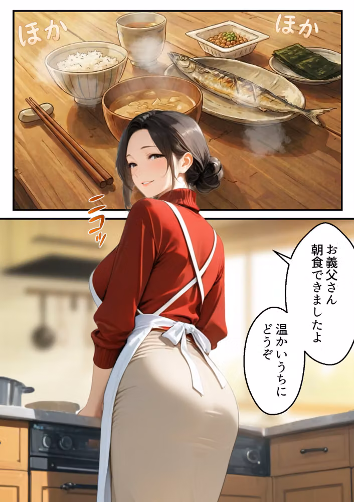 息子は知らない、義父のゆがんだ愛と執着・夫のモラハラに苦しむ清楚系巨乳妻の背徳【モザイク版】 hitomiエロ漫画raw サンプル画像003
