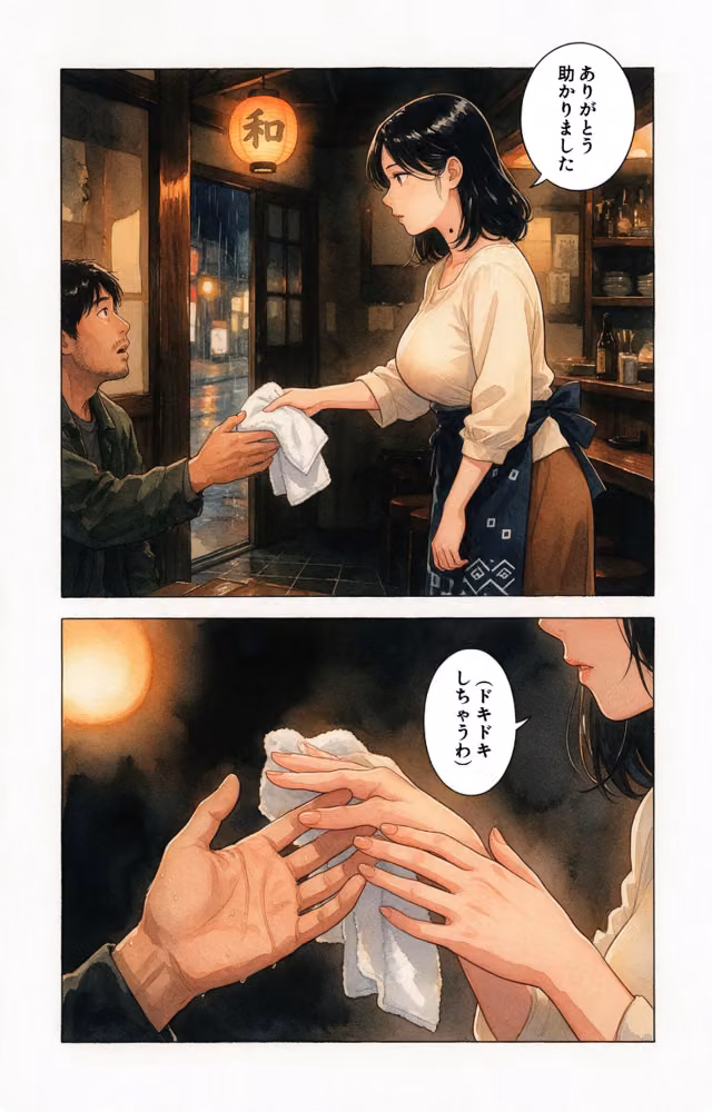 甘え上手なおっぱいの大きい居酒屋の女将さんの家に台風で泊まったら一晩だけって抱きしめられた話【モザイク版】（単話） hitomiエロ漫画raw サンプル画像006
