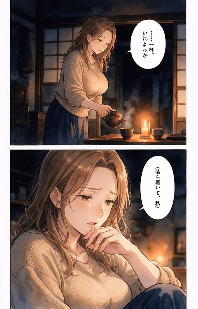 無防備すぎる巨乳ママ友と停電の暗闇で密着したら我慢できずに求めてきた話【モザイク版】（単話） hitomiエロ漫画raw サンプル画像010