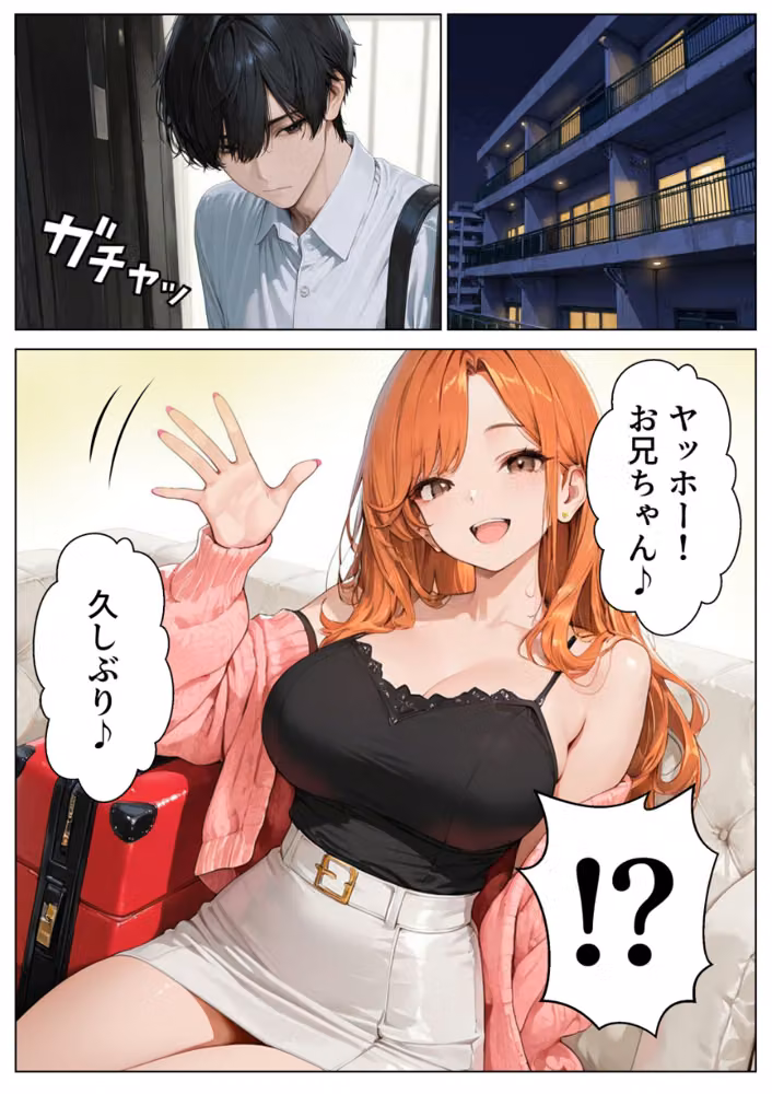 OLギャルになった妹を家賃代わりに中出しする話（単話）【モザイク版】（単話） hitomiエロ漫画raw サンプル画像002
