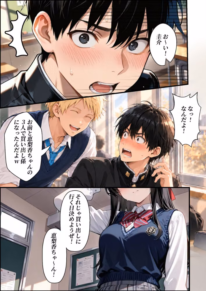 ずっと…大好きだったあの子が俺の目の前で中出しされて…【棒消し修正版】（単話） hitomiエロ漫画raw サンプル画像010