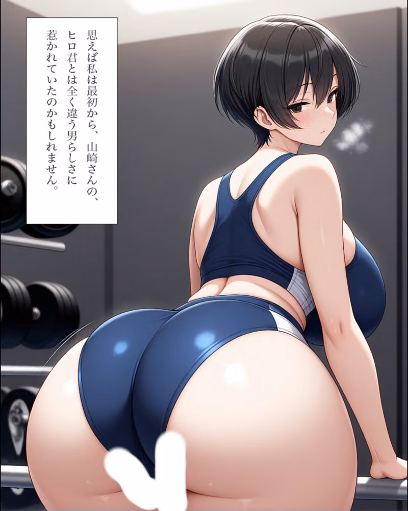 パーソナルジムトレーナーに彼女を寝取られました。【白抜き修正版】 hitomiエロ漫画raw サンプル画像011