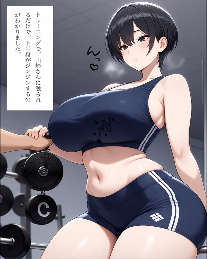 パーソナルジムトレーナーに彼女を寝取られました。【白抜き修正版】 hitomiエロ漫画raw サンプル画像012