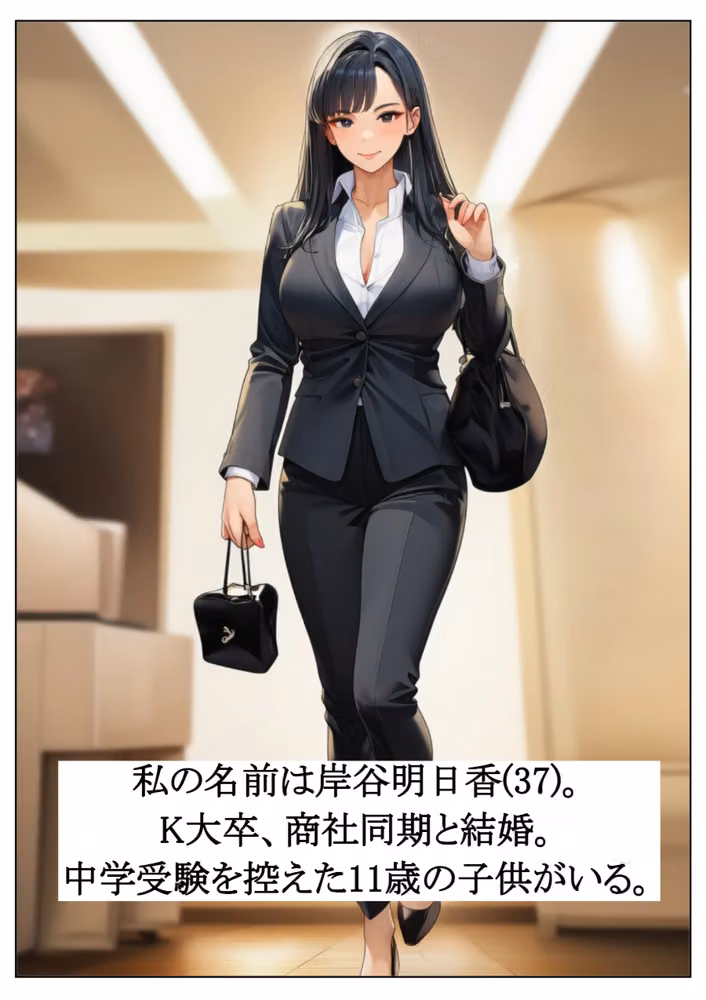 岸谷明日香（37）、卑劣教師に身体を捧げる。【白抜き修正版】 hitomiエロ漫画raw サンプル画像001