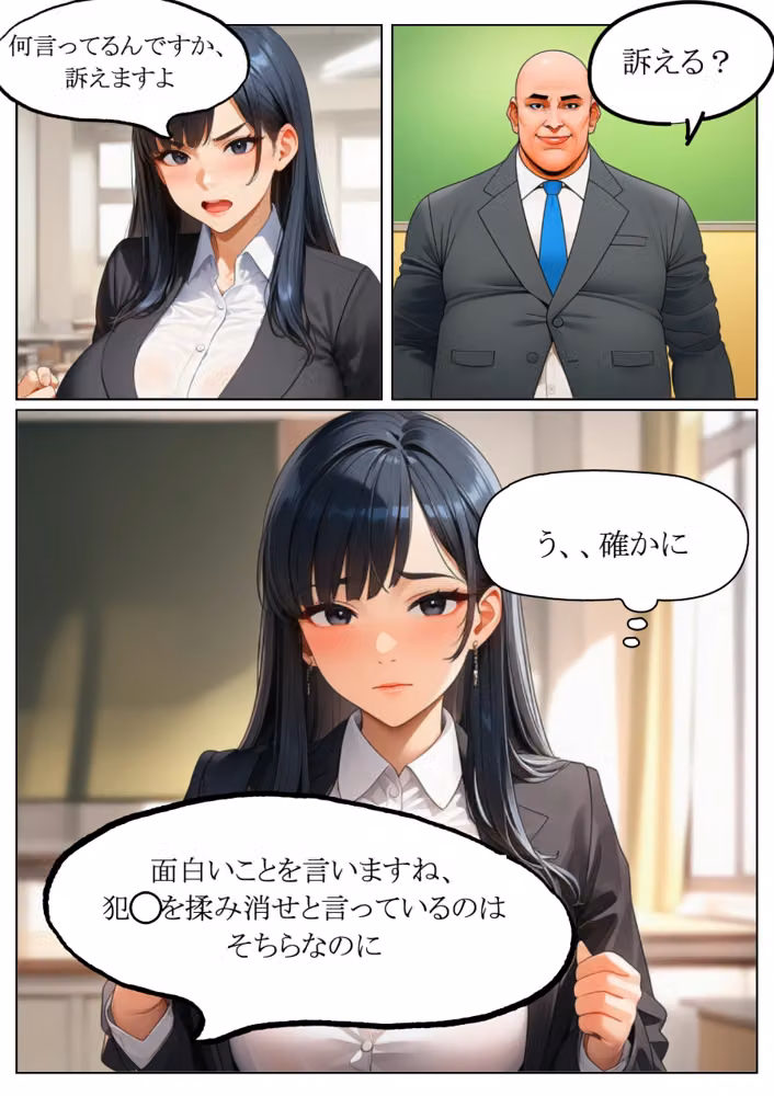 岸谷明日香（37）、卑劣教師に身体を捧げる。【白抜き修正版】 hitomiエロ漫画raw サンプル画像011