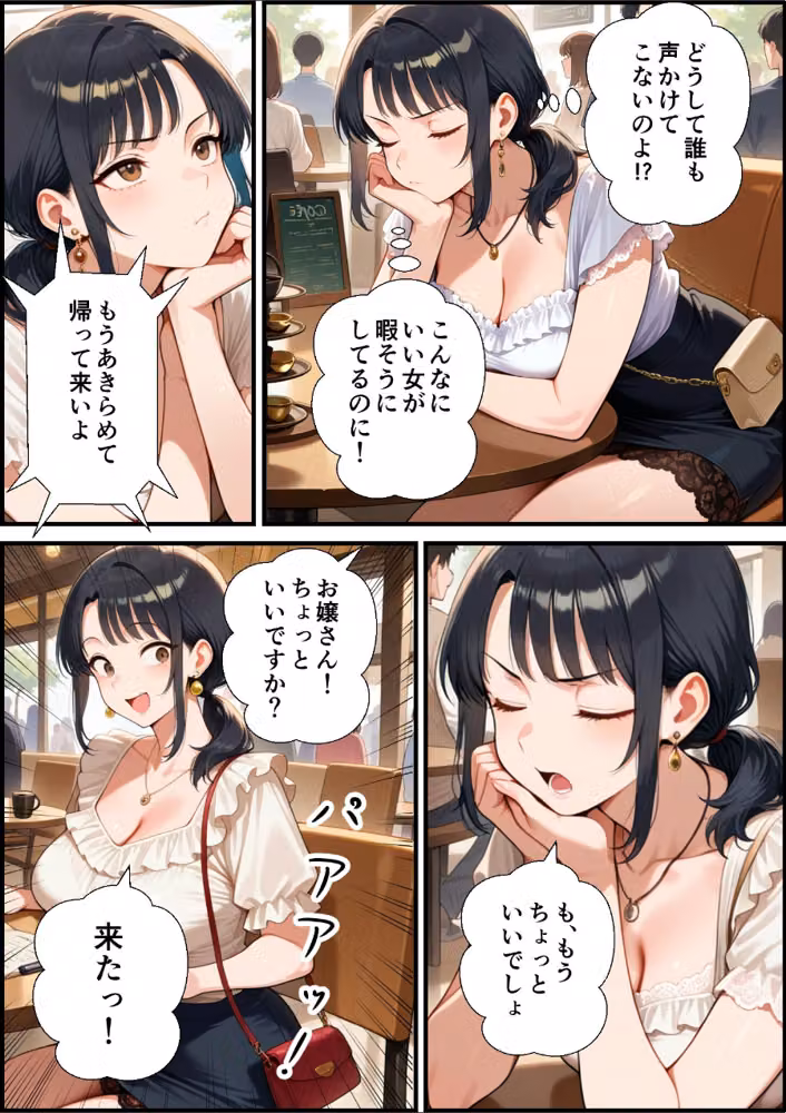 妻が毒オジにナンパされて媚薬を盛られた件【白抜き修正版】 hitomiエロ漫画raw サンプル画像013