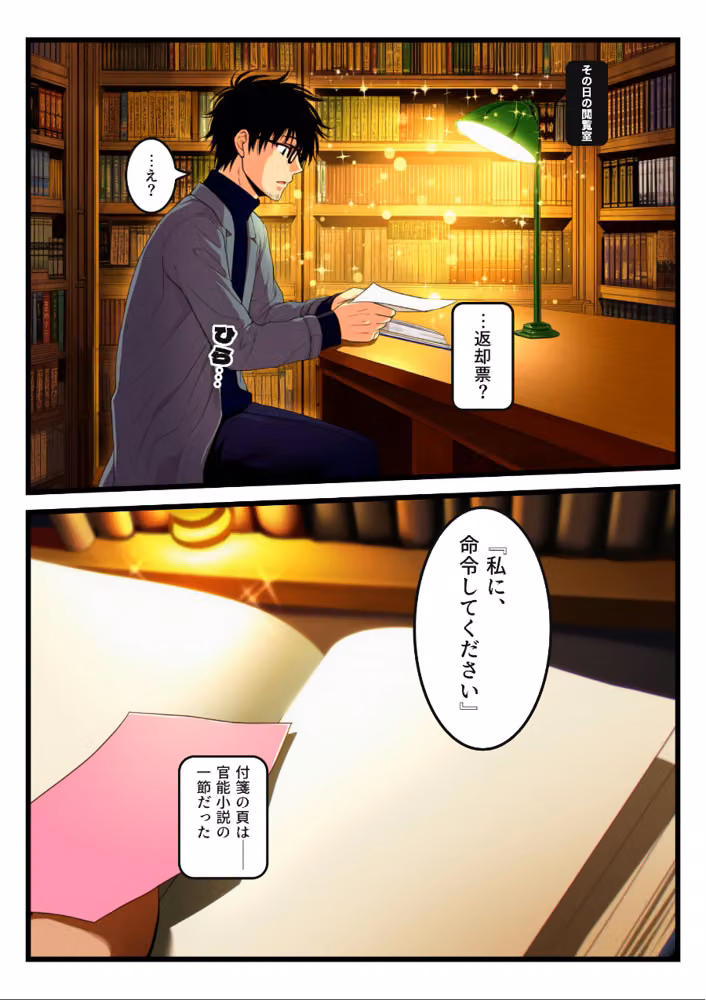 返却票に「命令してください」と書いた無表情な巨乳司書が、書庫で喘ぐたび命令を増やされ首輪のまま中出し【モザイク版】 hitomiエロ漫画raw サンプル画像007